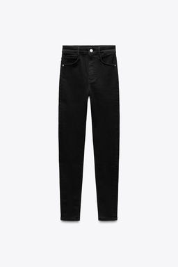 TRF HIGH-WAIST SKINNY JEANS - Zara фото 6