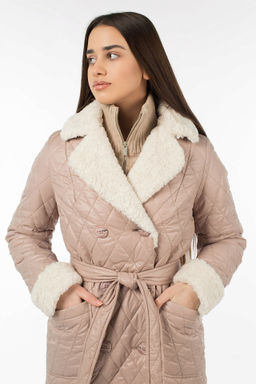 05-2063 Куртка женская зимняя (пояс) - El podio фото 12