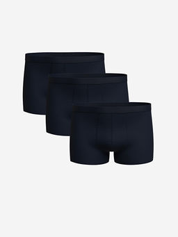 Standart Kal?p Pamuklu Esnek Erkek Boxer 3l?