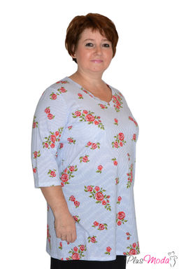 Туника Модель №452 размеры 44-80 - Plusmoda фото 2