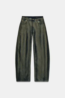 ZW COLLECTION BARREL MID-WAIST JEANS LIMITED EDITION - Zara фото 2
