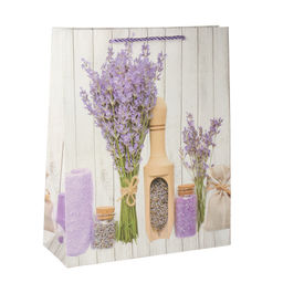 Цена за 12 шт. Пакет подарочный 18х24х8,5 Лаванда / 5292-S /уп 12/720/ - Галеонтрейд фото 4