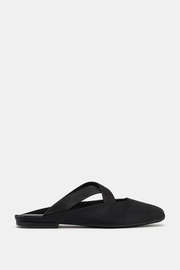SLINGBACK BALLET FLATS WITH CROSSED ELASTIC STRAPS - Zara фото 6
