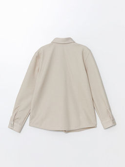 Uzun Kollu Erkek ?ocuk G?mlek Ceket - Waikiki фото 3