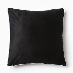 Наволочка декоративная Этель Кант, 45х45, цвет чёрный, велюр (100% пэ)  фото 6