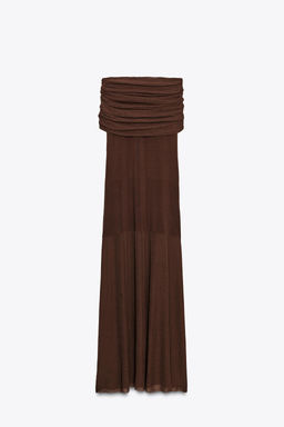 OFF-THE-SHOULDER KNIT DRESS - Zara фото 17