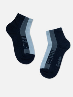 Цена за 2 пары CONTE-KIDS ACTIVE (короткие) Носки детские джинс