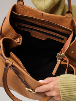 Сумка Deboro 31149 коричневый лист