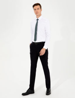 Beyaz Slim Fit Uzun Kollu G_mlek - Cacharel фото 4