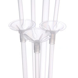 Подставка для шаров "Цветок 2" (основа, 7 палочек с держателями) 67*35*54 см, прозрачный