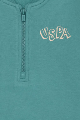 U. S. Polo Assn / Детский мятный свитшот с круглым вырезом - U.s. polo assn фото 3