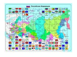 Игра настольная "МЕМО-ПАЗЛ. Карта России" (1215)