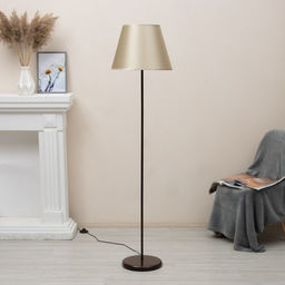 Торшер напольный BayerLux 1064/1, E27, 1×15 Вт, Коричневый