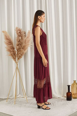 Платье 61707-1 Бордовый