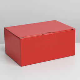 Коробка подарочная складная, упаковка, «Красная», 26×19×10 см