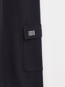 CONTE Брюки из футера с накладными карманами LBK 2584 black - Conte elegant фото 7