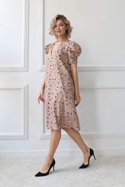 Платье с рукавами-буфами - Looklikecat фото 3