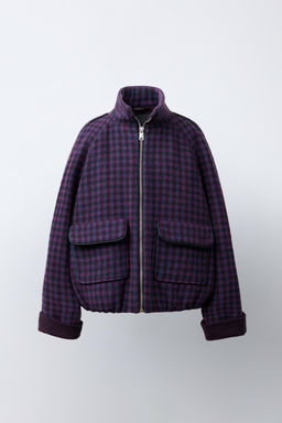 GINGHAM CHECK JACKET