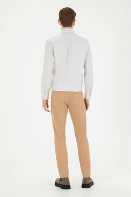 Мужские брюки песочного цвета из парусины - U.s. polo assn фото 4