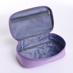 Косметичка-пенал на молнии, на подкладке, Style, синяя - Simaland фото 3