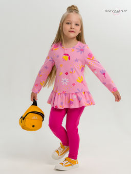 Костюм Алиса цветы барби-фуксия - Sovalina фото 20