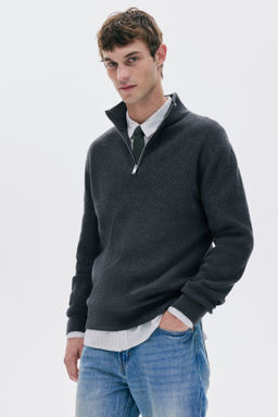 Jersey con media cremallera Regular Fit - H&m фото 6