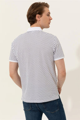 U. S. Polo Assn Мужская темно-синяя футболка с воротником-поло - U.s. polo assn фото 11