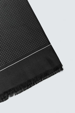100% SILK POLKA DOT SCARF - Zara фото 3