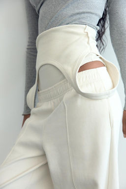 STRAIGHT-LEG PLUSH TROUSERS - Zara фото 39