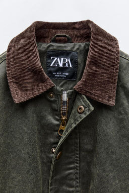 WAXED JACKET - Zara фото 6