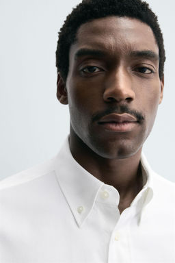 REGULAR FIT TEXTURED SHIRT - Zara фото 6