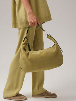 Сумка хобо Azaro 30861 зеленый бамбук