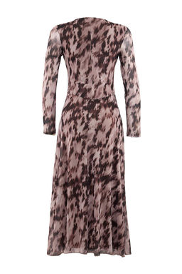 TRENDYOLMILLA Kahverengi Bask?l? Buzgu / Drape Maxi Orme Elbise TWOAW25EL00408 фото 3