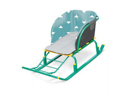 Матрасик для санок НИКА "Треугольники" (СС2-1/2) водоотталк., бирюзовый