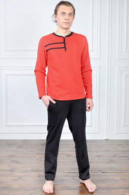 Арт. 327 Мужской комплект 48-56 (5 шт) Цвет:верх-красный,низ-черный