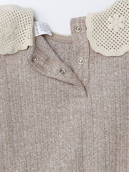 Bebe Yaka K?z Bebek Sweatshirt ve Tayt 2li - Waikiki фото 3