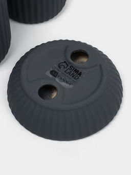 Набор для ванной SAVANNA Лайн, 4 предмета, дозатор для мыла, стакан, 2 стакана, мыльница  фото 9