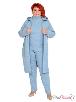 Жакет-куртка Модель №1863 размеры 44-84 - Plusmoda фото 33