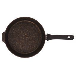 Сковорода алюмин. 260мм глубокая с ручкой (АП) "Грация" черный/золото (сгчз260а) (Кукмара)