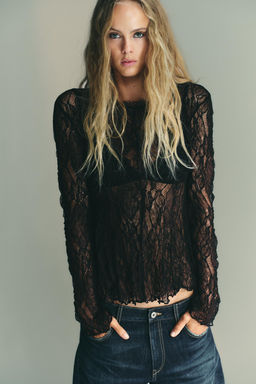 LACE TOP - Zara фото 2