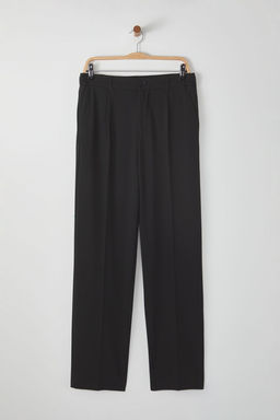 TRENDYOL MAN Siyah Wideleg Baggy Rahat Kal?p Dokuma Kumas Pantolon TMNSS25PL00009 - Trendyolmilla фото 10