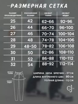 Женские джинсы прямые широкие CRACPOT 1529