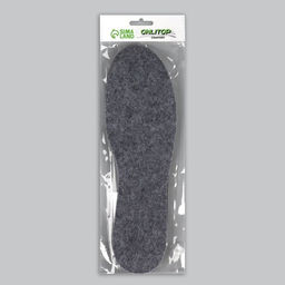 Цена за 2 шт. Стельки для обуви, универсальные, р-р RU до 46 (р-р Пр-ля до 46), 29 см, пара, серые - Onlitop фото 4