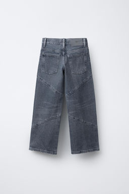 WIDE-LEG JEANS WITH STUDS - Zara фото 2