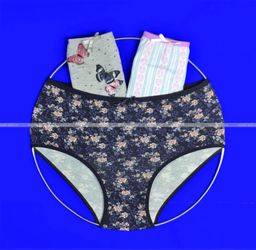 Цена за 3 шт. Трусы женские Miss Emma Турция высокая посадка большие размеры № 6