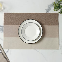 Цена за 12 шт. Салфетка сервировочная на стол Персик, 4530 см, цвет бежево-коричневый