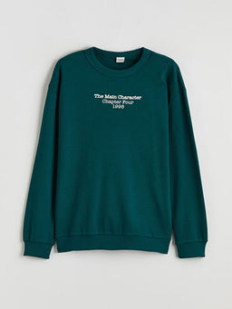 Bisiklet Yaka Bask?l? Erkek ?ocuk Ti??rt