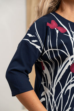 Джемпер АА-129 цветы