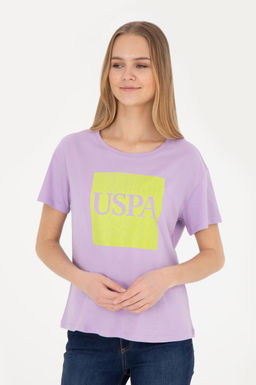 Женская сиреневая футболка - U.s. polo assn фото 15