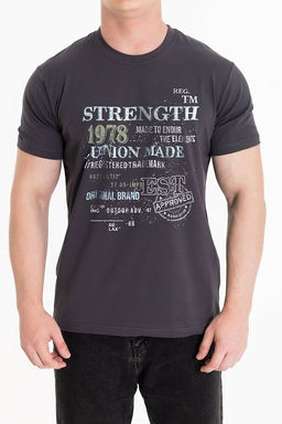 Футболка М125073Па графит - Елена фото 2